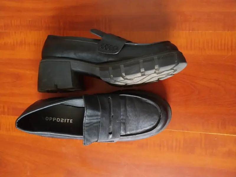 Zapatos de plataforma negros para mujer - 2