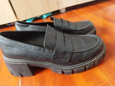 Zapatos de plataforma negros para mujer - miniatura 4
