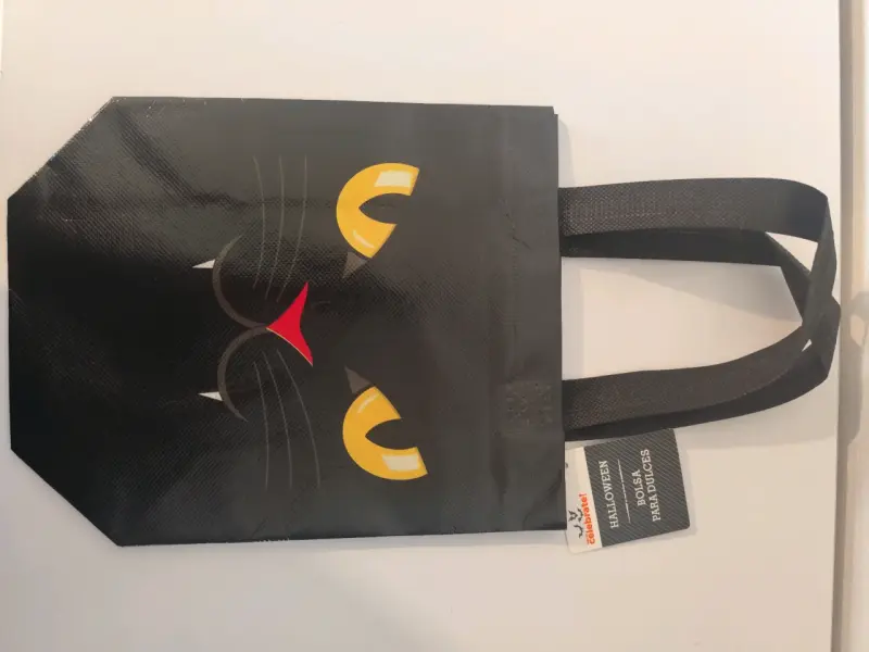 Bolsa de tela de rayas y bolsa de gato de regalo🎁 - 3