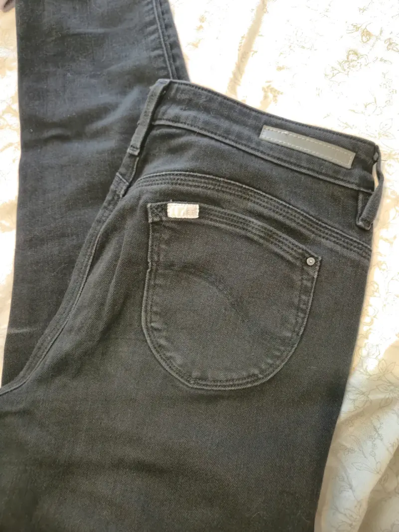 Jeans negros ajustados Lee - 4