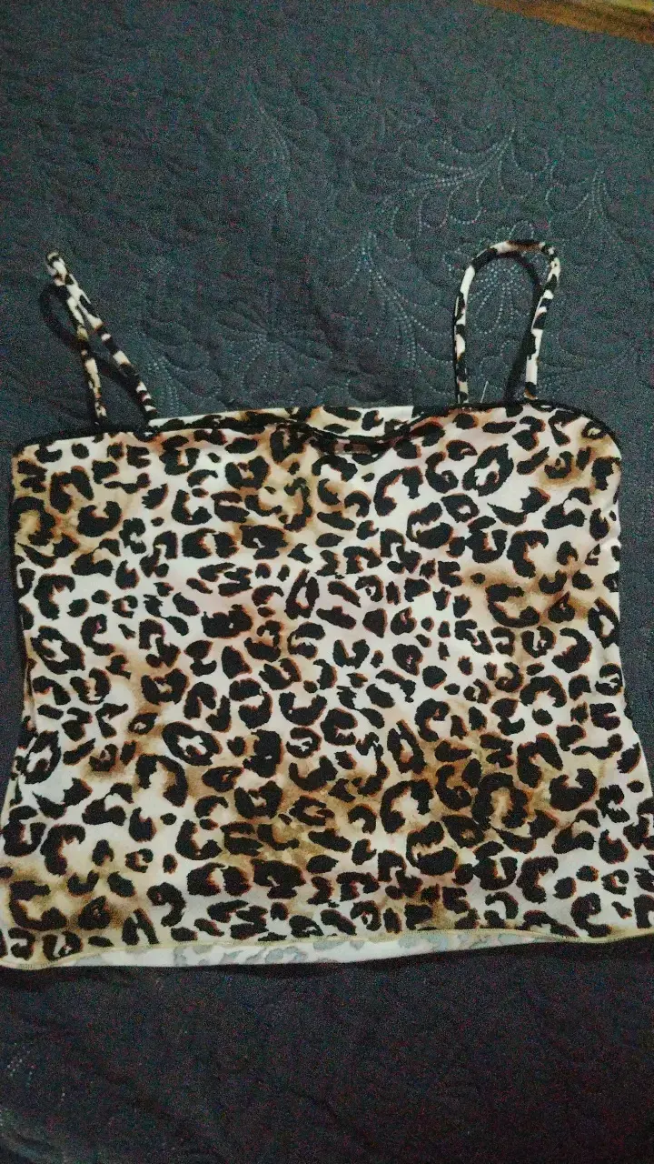 Top de tirantes estampado leopardo Icozo - 1