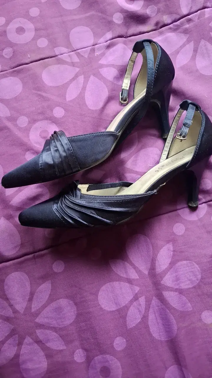 Zapatos de tacón azul elegantes para mujer - 2