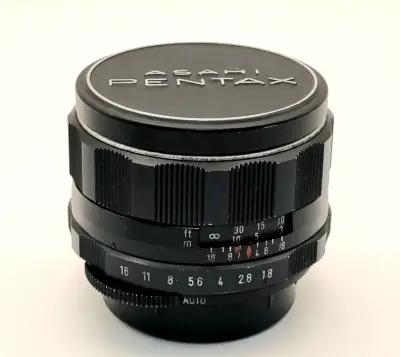 Lente Asahi Pentax Super-Takumar 55mm f/1.8 con filtro UV - miniatura 4