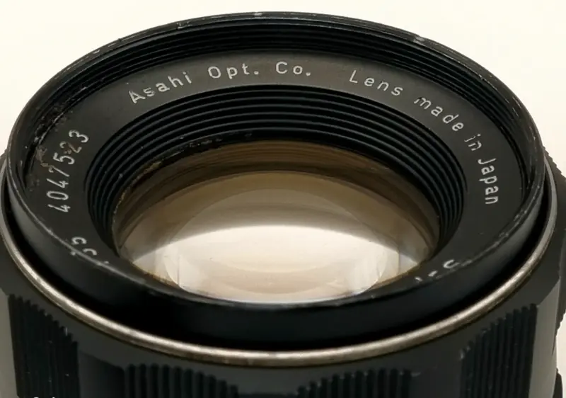 Lente Asahi Pentax Super-Takumar 55mm f/1.8 con filtro UV - 5