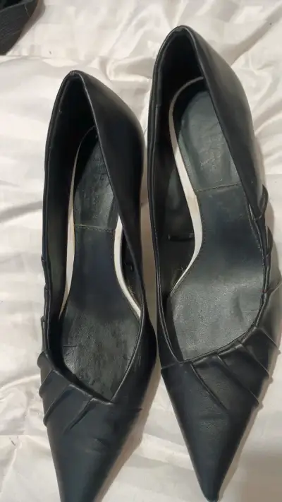 Zapatos de Tacón Negro Talla 38 zara - miniatura 1