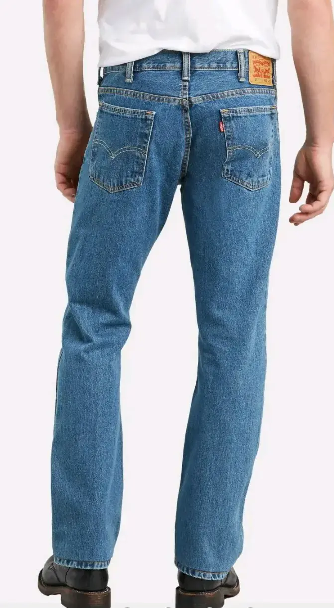 Jeans clásicos de mezclilla para hombre - 3