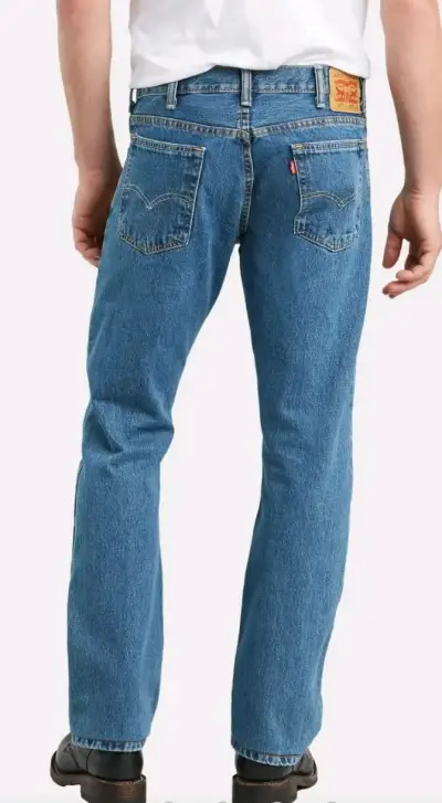 Jeans clásicos de mezclilla para hombre - miniatura 3