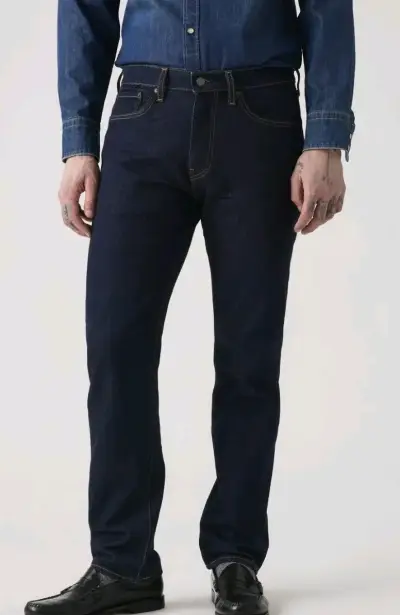 Jeans clásicos de mezclilla para hombre - miniatura 4