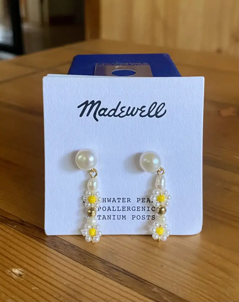 Pendientes de perlas de agua dulce Madewell. - 2