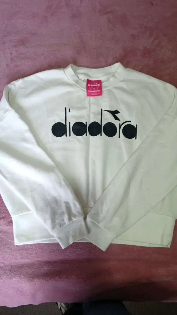 Polerón blanco Diadora talla L - 3