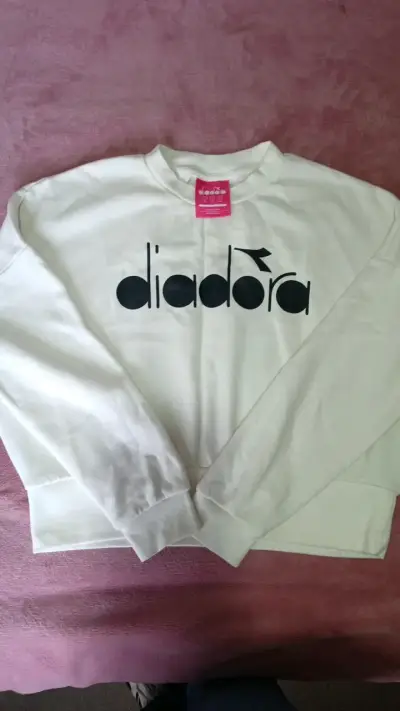Polerón blanco Diadora talla L - miniatura 3