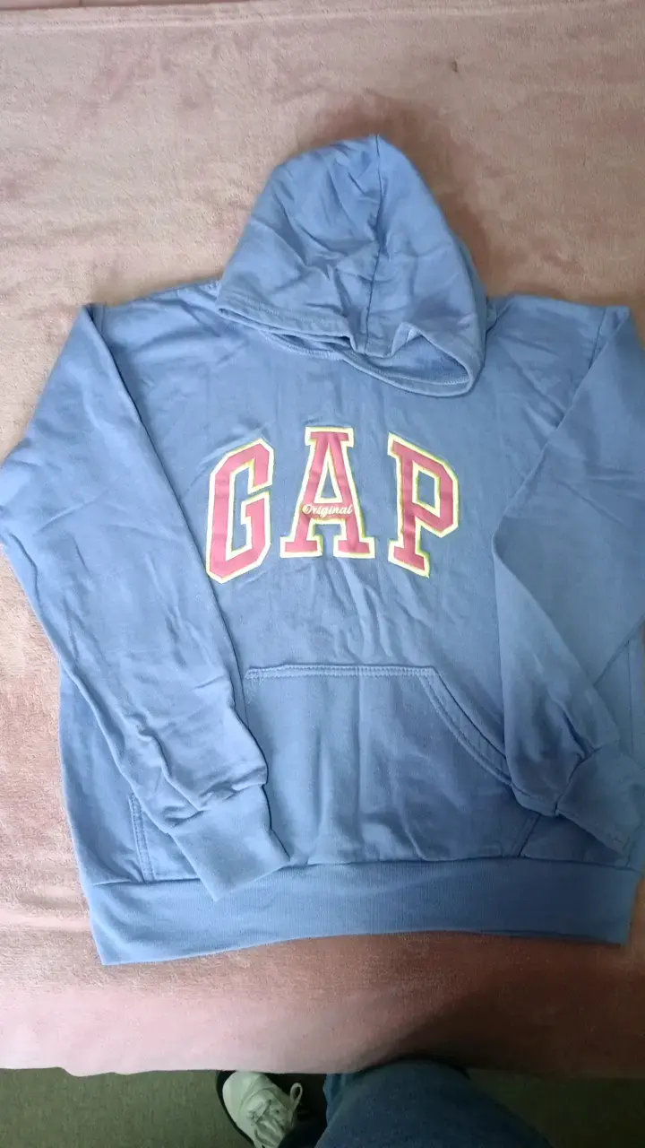 Polerón con capucha azul GAP para hombre