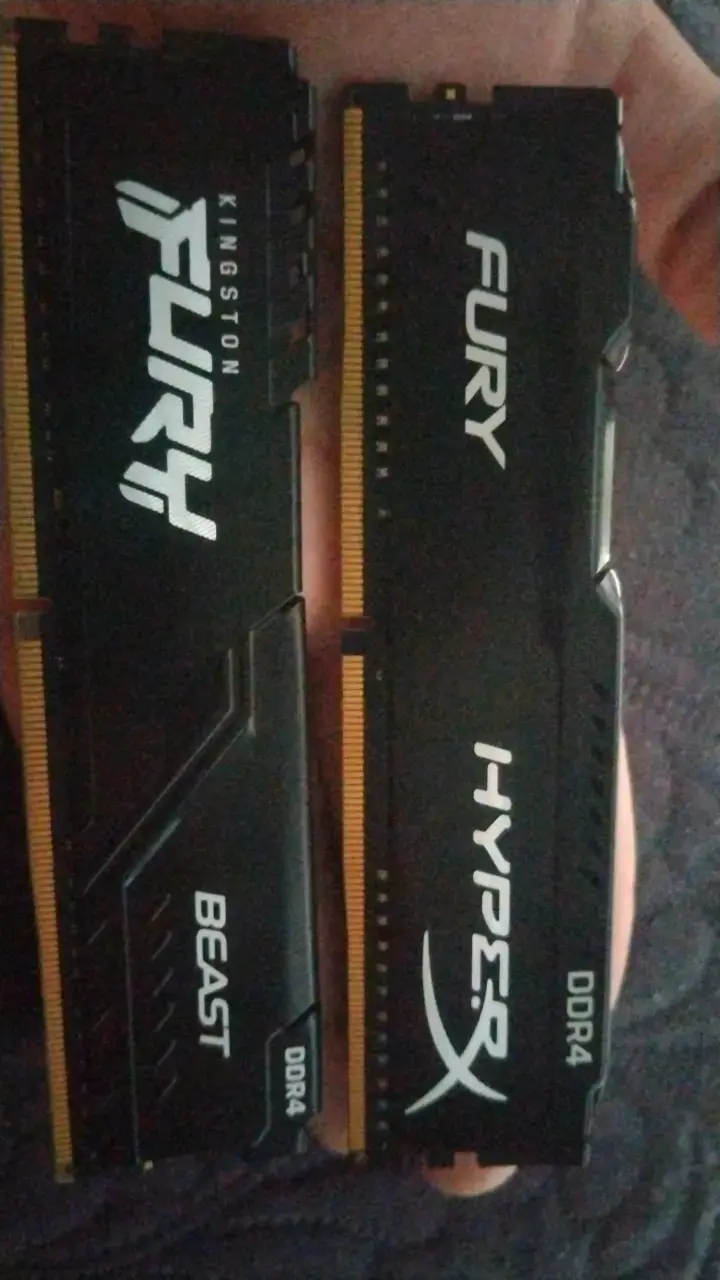 Memorias RAM Kingston HyperX Fury DDR4 8GB/4GB - 2