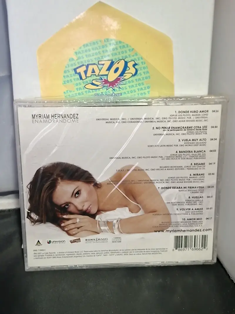 CD Myriam Hernández Enamorándome música Chilena - 2