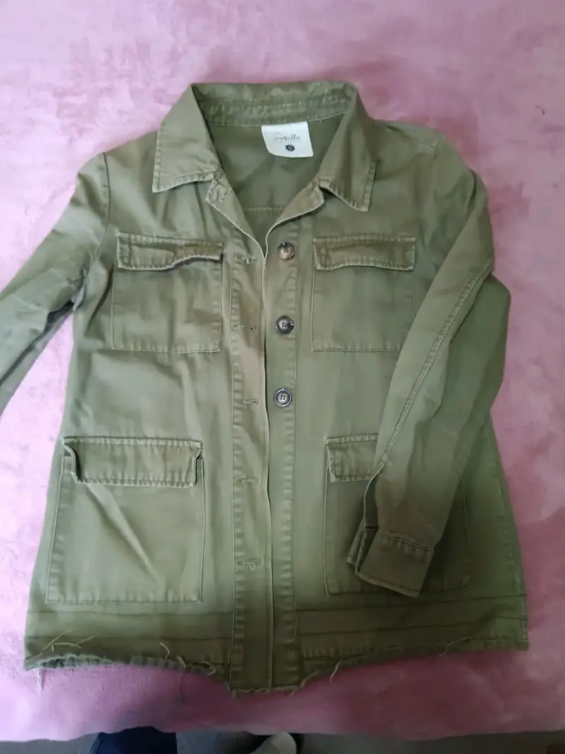 Chaqueta verde militar Sybilla para mujer