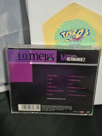 CD Lo Mejor de Myriam Hernández música Chilena - miniatura 2