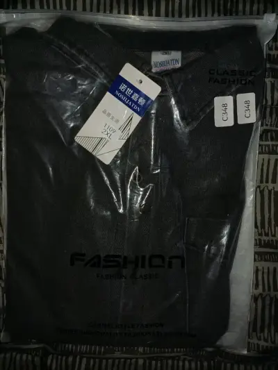 Camisa de mezclilla azul NOSIJATDN 2XL - miniatura 1