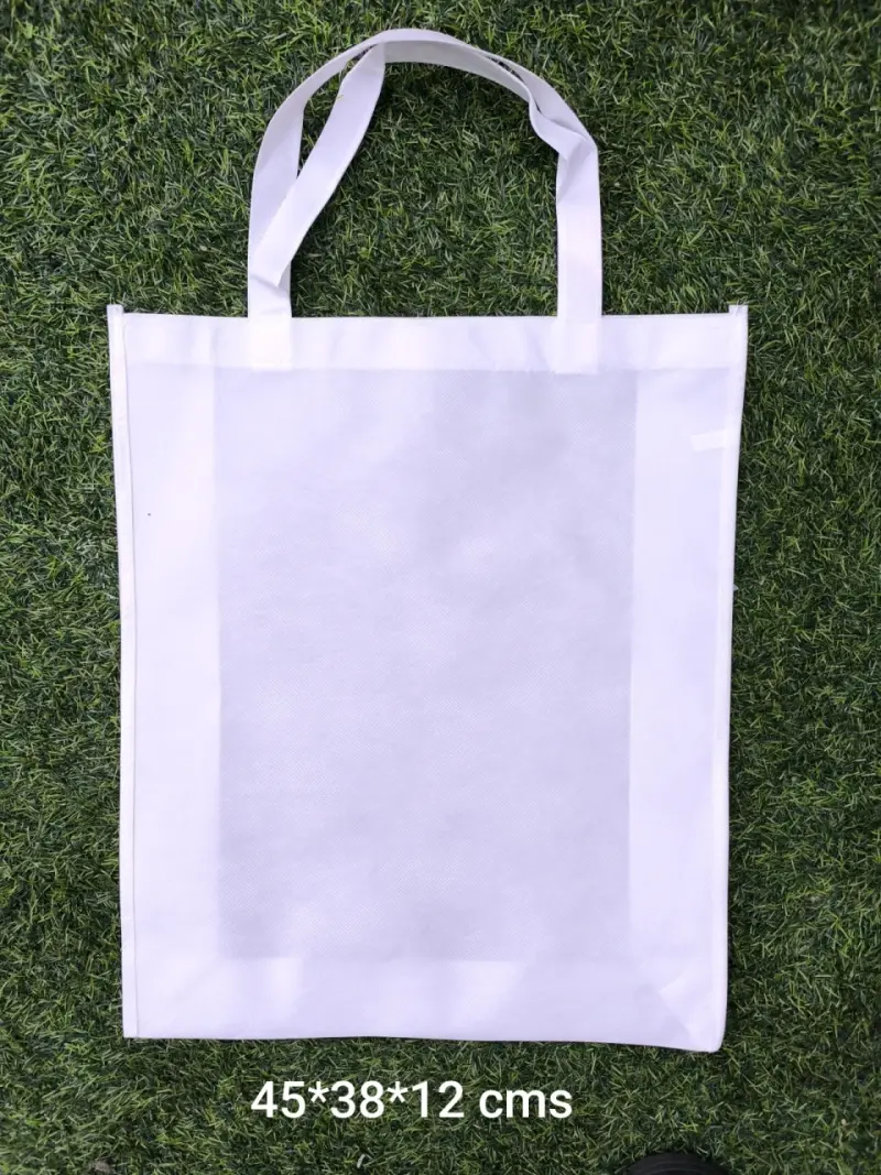 Bolsa sublimable ecológica blanca reutilizable