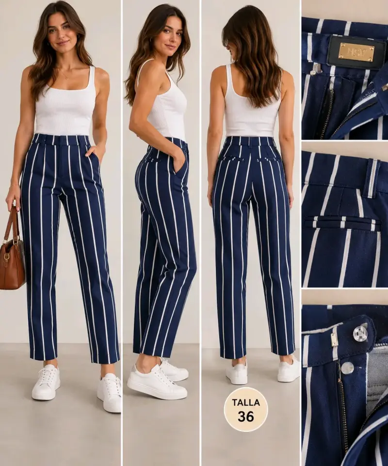 Super pack de pantalones formales de mujer. - 4
