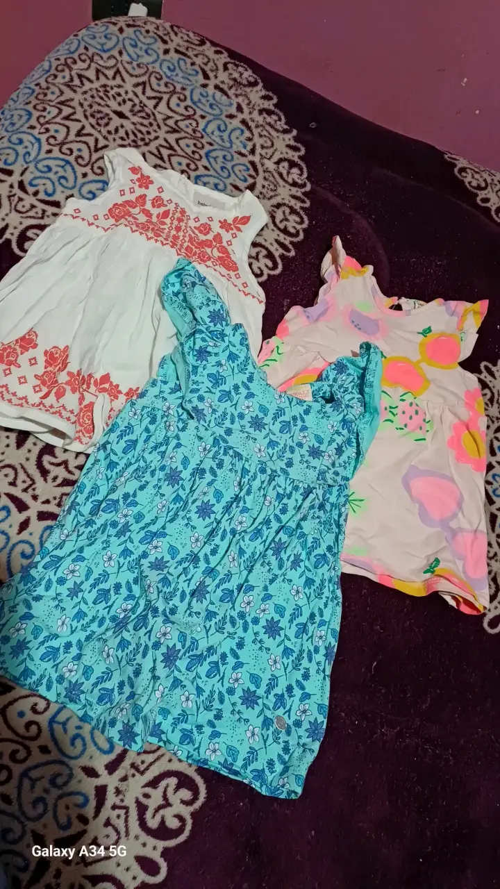 Vestidos de niña estampados coloridos