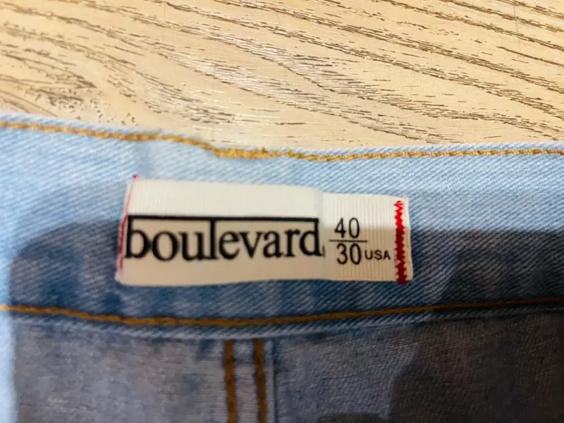 Jeans de mezclilla azul claro Boulevard talla 40 - 2