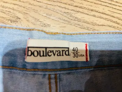 Jeans de mezclilla azul claro Boulevard talla 40 - miniatura 2