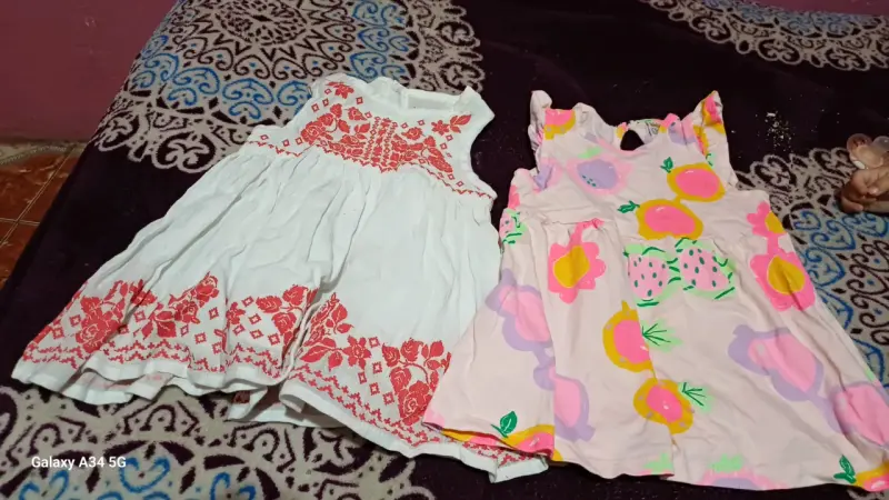 Vestidos de niña con estampados coloridos