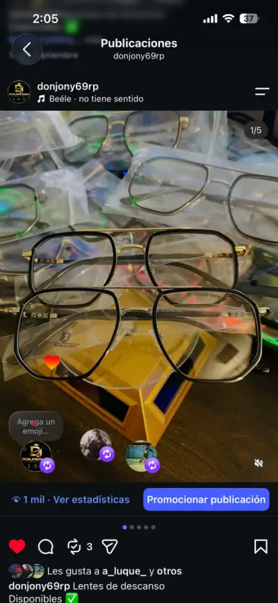 Lentes de descanso anti luz azul - miniatura 1