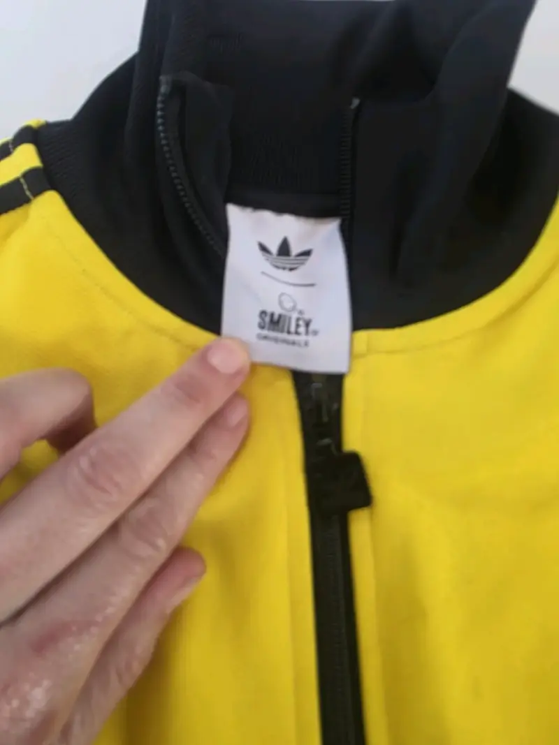 Chaqueta deportiva amarilla Adidas Smiley Originals - 3