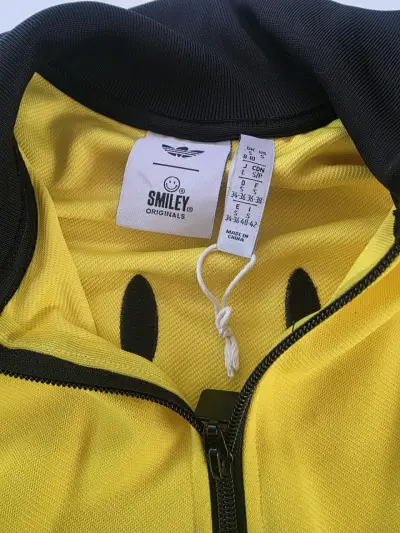 Chaqueta deportiva amarilla Adidas Smiley Originals - miniatura 5