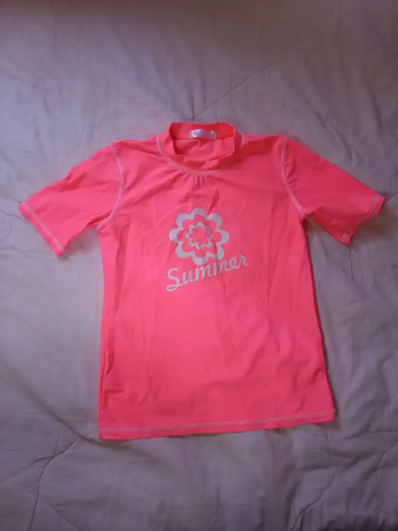 Polera rosada de verano para niña - 2
