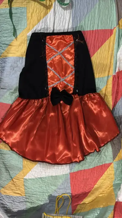 Disfraz para perro negro y naranja - miniatura 1