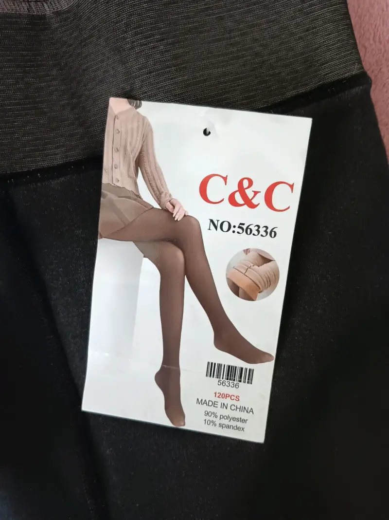 CALZA EFECTO PIEL marca C&C para mujer - 2