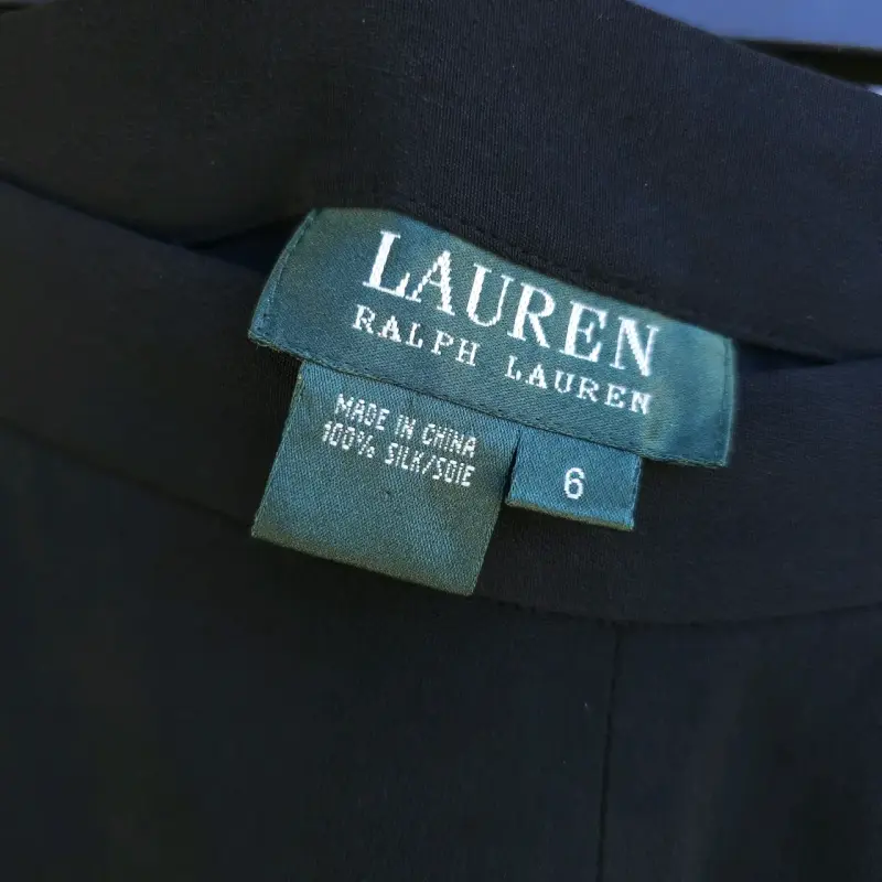 Pantalones anchos negros Lauren Ralph Lauren - 2