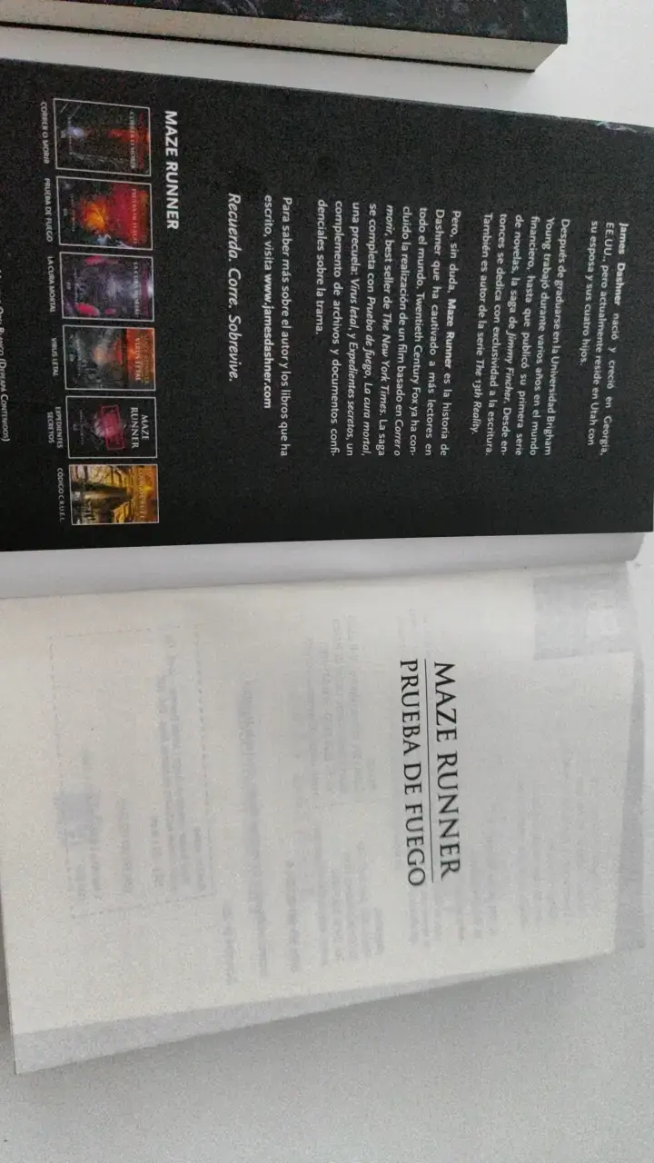 Libro Maze Runner: Prueba de Fuego de James Dashner - 2