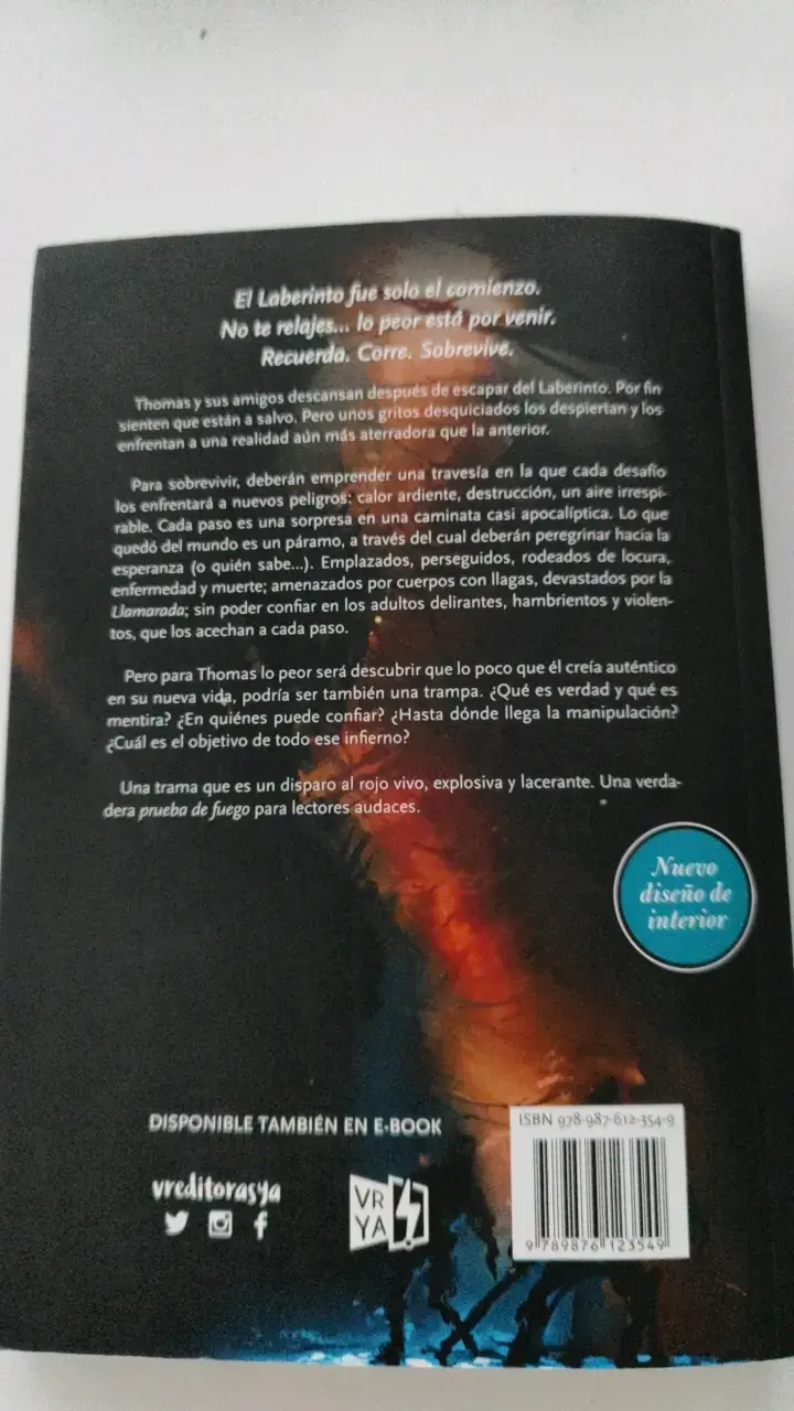 Libro Maze Runner: Prueba de Fuego de James Dashner - 5