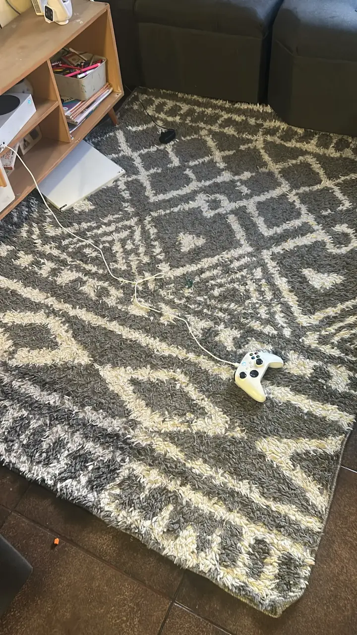 Alfombra Shaggy Gris 150x200 cm - 1