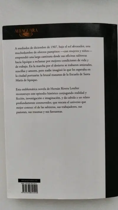 Libro Santa María de las flores negras de Hernán Rivera Letelier - miniatura 4