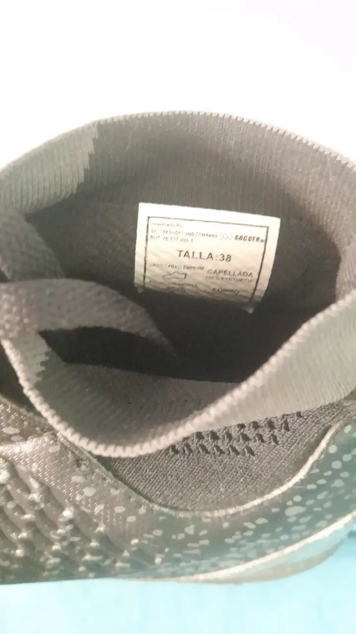 Zapatillas de fútbol sala negras talla 38 - 3