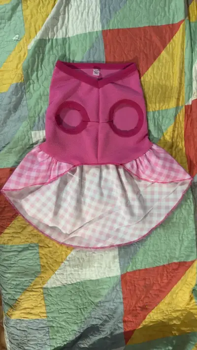 Vestido para perro Barbie rosa con lazo - miniatura 2
