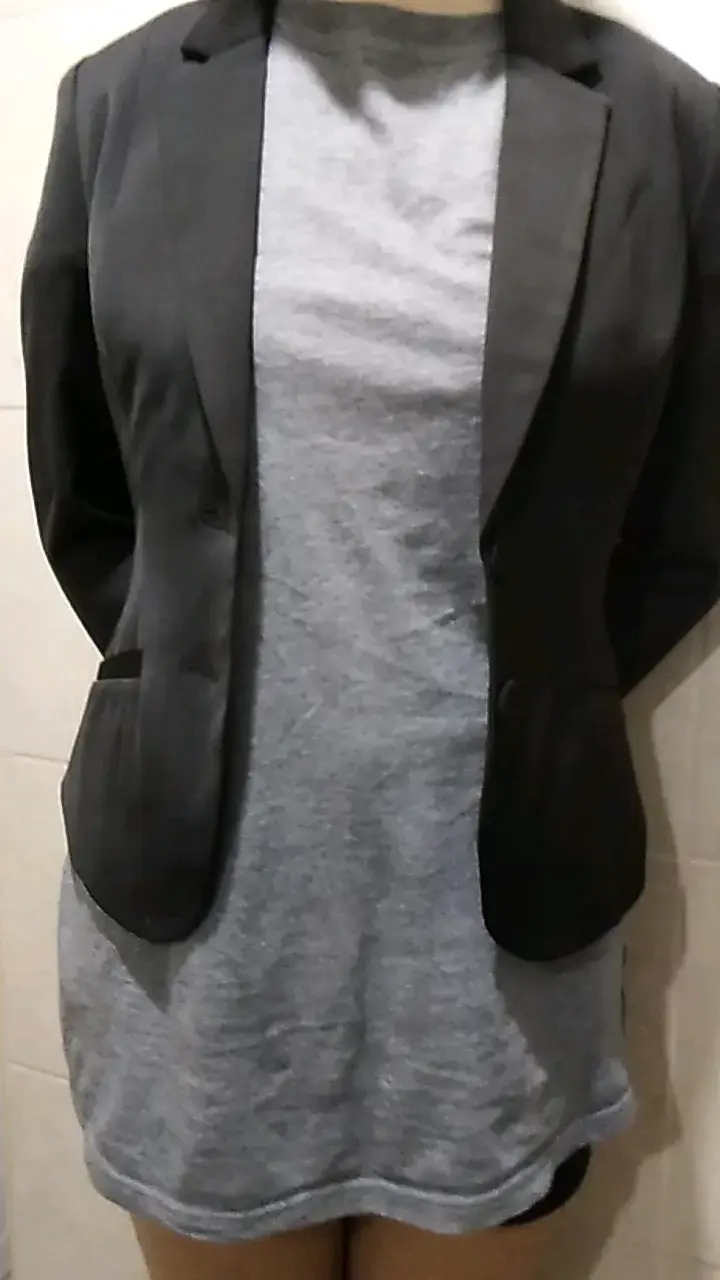 Blazer negro para mujer elegante