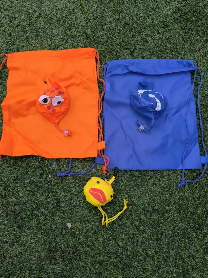 Lote de 8 Mochilas infantiles plegables