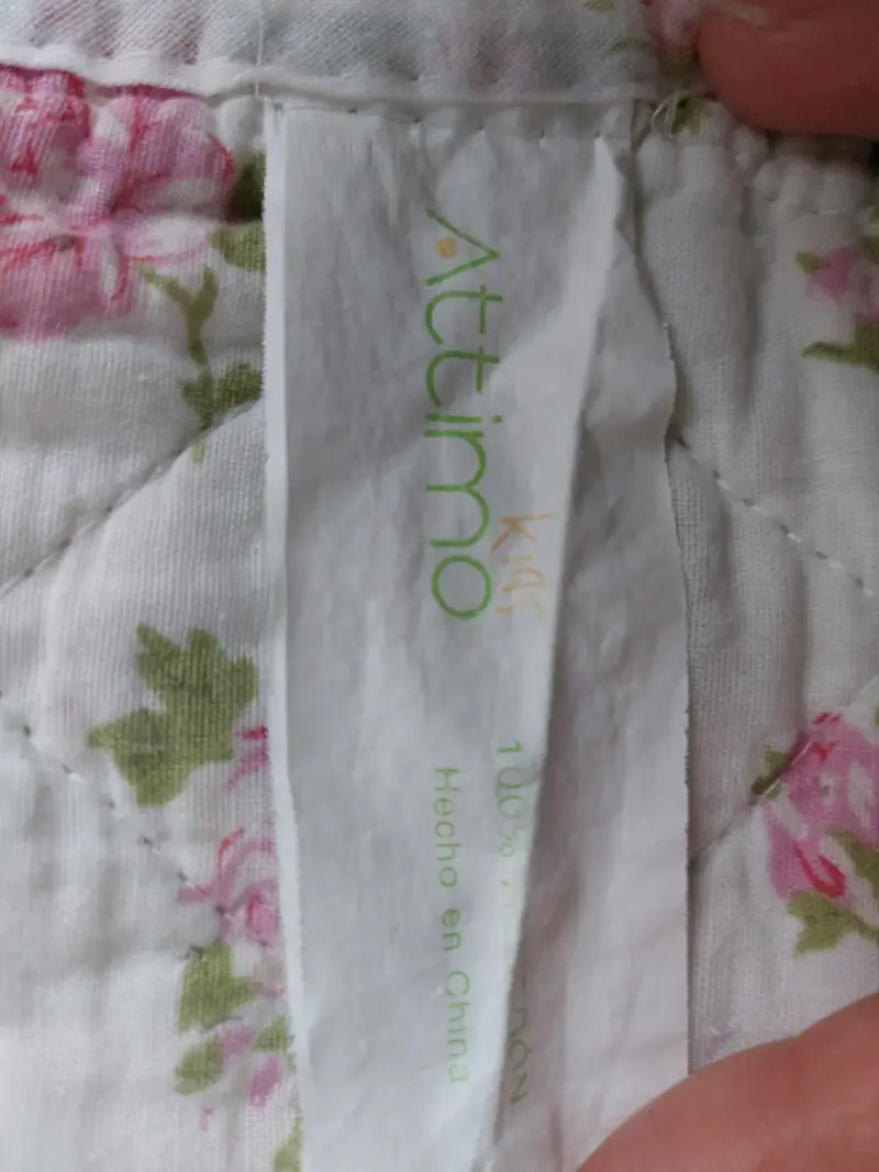 Colcha de retazos floral vintage reversible - 5