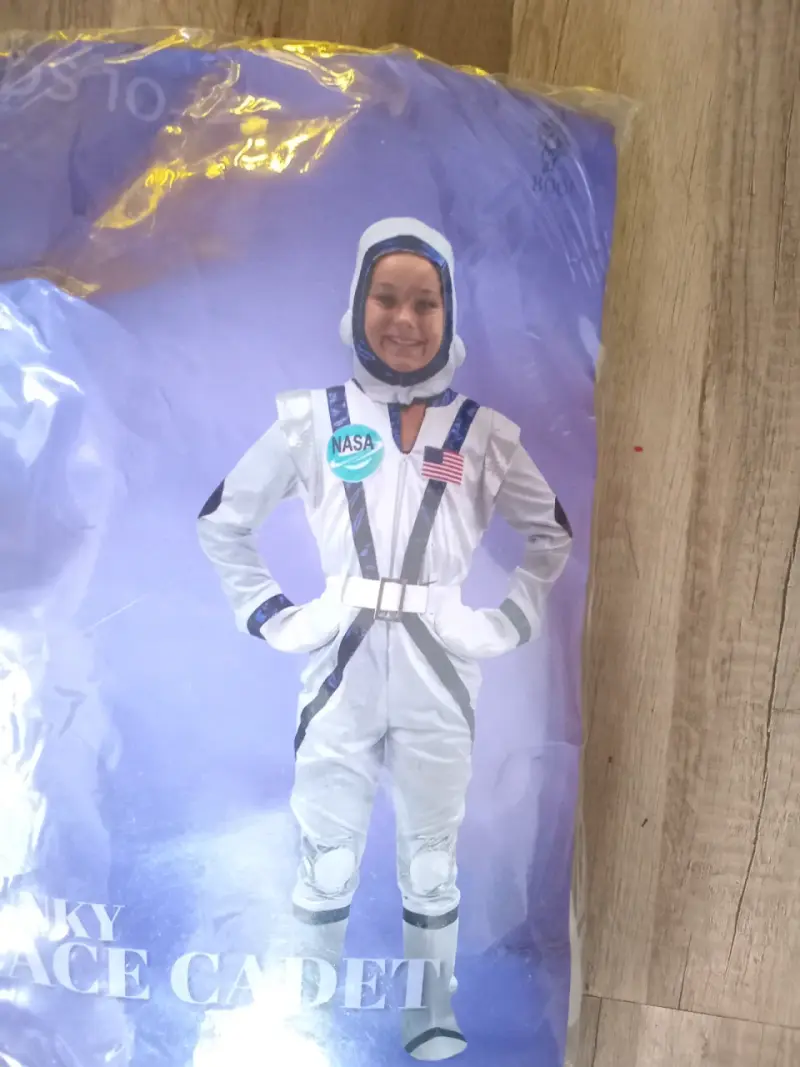 Disfraz de astronauta para niño con casco - 2