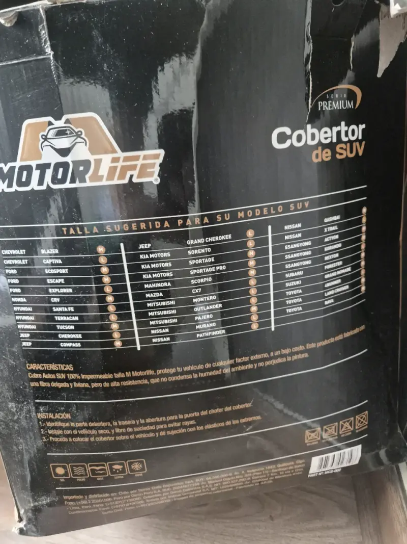 Cobertor impermeable para SUV Motorlife - 2