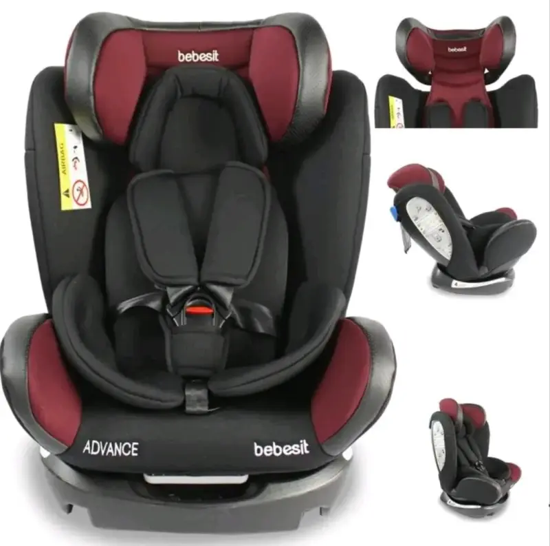 Silla de auto convertible Bebesit Advance roja - 1