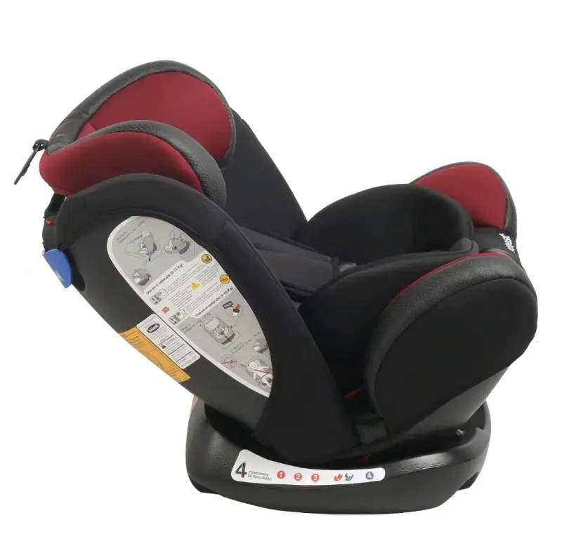 Silla de auto convertible Bebesit Advance roja - 2