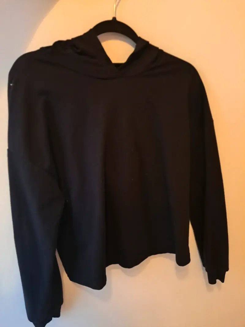Polerón negro con capucha Freedom talla L - 1
