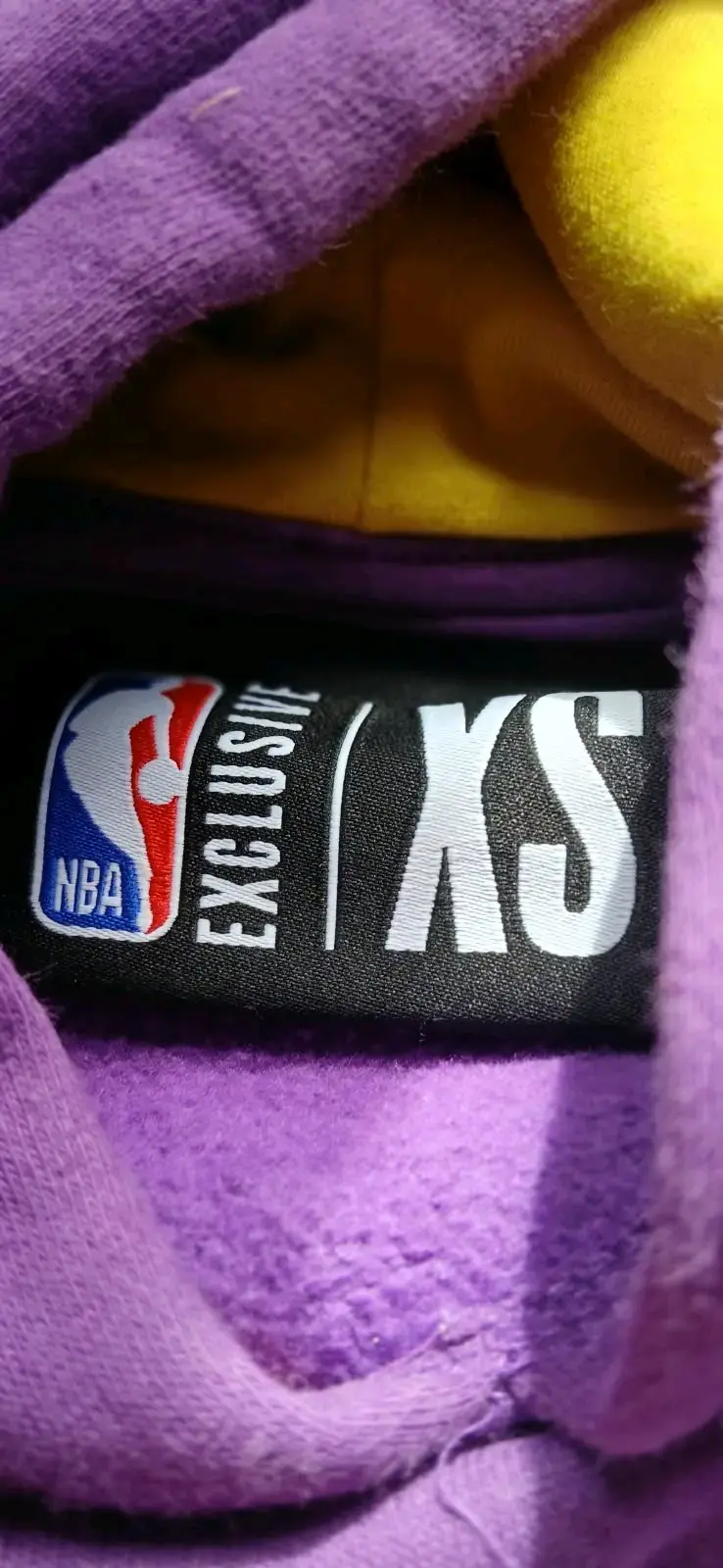 Polerón morado con capucha Lakers - 5