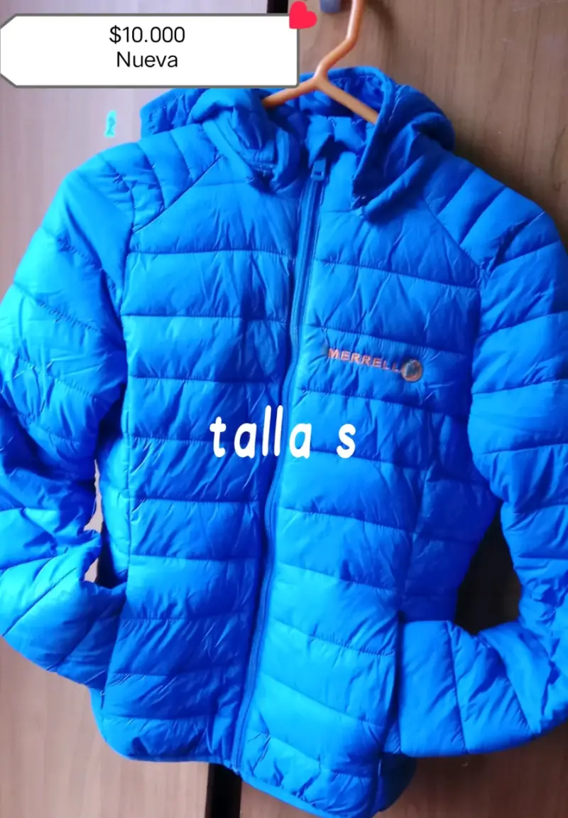 Chaqueta azul acolchada Merrell para mujer - 2